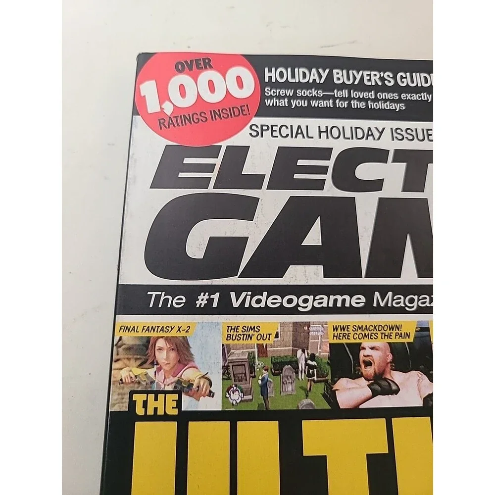 Vintage January 2004 Gaming Monthly Magazine 206 pages No174
